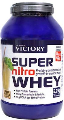 Weider Super Nitro Whey Πρωτεΐνη Ορού Γάλακτος με Γεύση Vanilla Cream 1kg