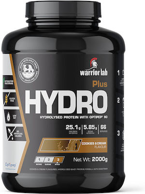 Warrior Lab Plus Hydro Whey Protein Gluten Free with Flavor Cookies & Cream 2kg