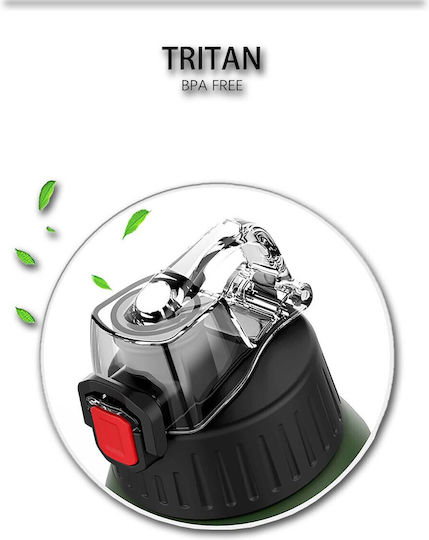 Alpin SUS 316 Recyclable Bottle Thermos Stainless Steel BPA Free 600ml Green with Mouthpiece