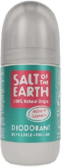 Salt of the Earth Melon & Cucumber Refillable Natural Deodorant In Roll-On without Aluminum 75ml