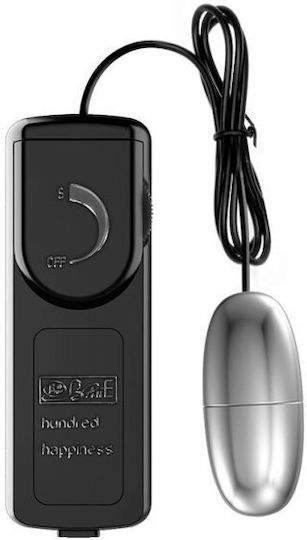 Baile Vibrating Egg Remote Control Vibrator Egg 5.6cm Black