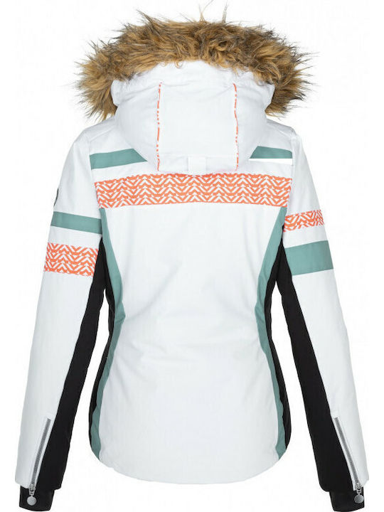Kilpi Aniela QL0153KI-WHT Γυναικείο Μπουφάν για Σκι & Snowboard Λευκό