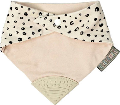 Cheeky Chompers Bandana Stoff mit Taste Beige