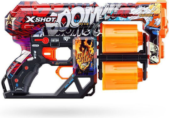 Zuru X-Shot Skins Dread Toy Guns Foam Dart Guns (Various Designs) 1pc