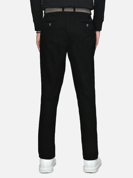 Lexton Men's Trousers Chino Black