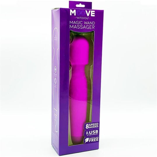 IntoYou Moove Magic Wand Massager Δονητής Μασάζ Purple