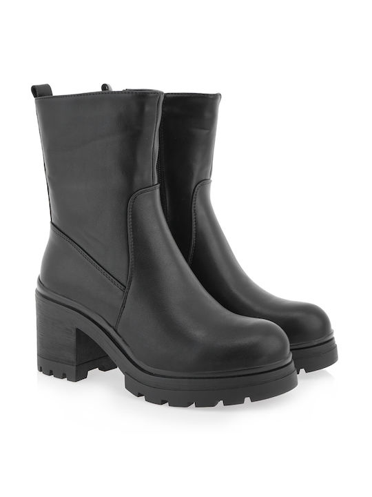 Seven Damen Knöchelstiefel Schwarz