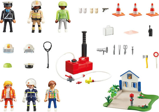 Playmobil Zahlen Feuerwehr Rettung für 5-10 Jahre