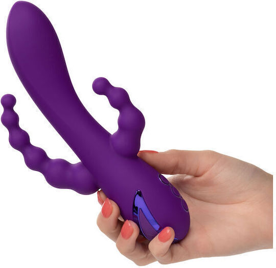 Calexotics Long Beach Bootylicious Vibrator Rabbit 11.5cm Purple