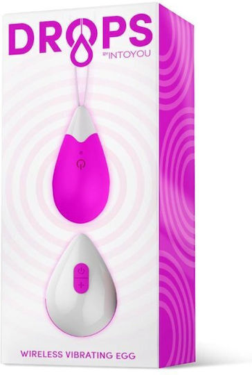 IntoYou Drops Mini Δονητής Egg με Απομακρυσμένο Έλεγχο 6.5cm Purple
