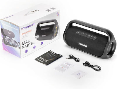 Tronsmart Bang Mini 854630 Bluetooth-Lautsprecher 50W mit Batterielaufzeit bis zu 15 Stunden Schwarz