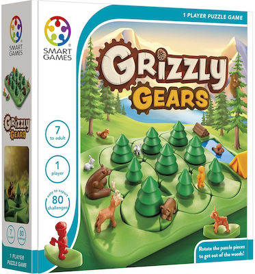 Smart Games Επιτραπέζιο Παιχνίδι Grizzly Gears για 1 Παίκτη 7+ Ετών