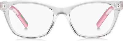 Tommy Hilfiger Transparent Plastic Eyeglass Frame TH0080 900