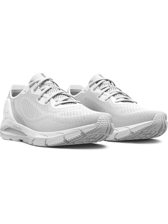 Under Armour HOVR Sonic 5 Ανδρικά Αθλητικά Παπούτσια Running Λευκά