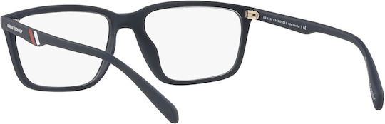 Armani Exchange Мъжки Ацетатен Рамки За Очилa Тъмносини AX3089U 8181