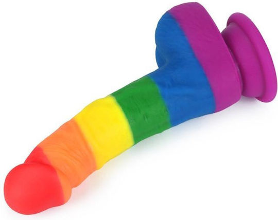 Lovetoy Prider Hand Crafted For Finest Ρεαλιστικό Dildo Σιλικόνης με Όρχεις και Βεντούζα 20cm