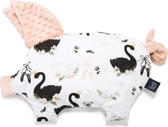 La Millou Βρεφικό Μαξιλάρι Μείωσης Χώρου Sleepy Pig Velvet Λευκό 35x40εκ.