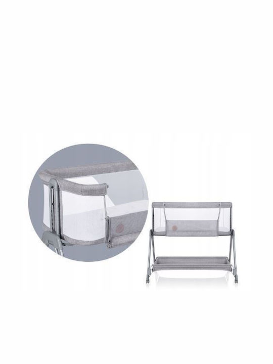 Lionelo Cradle Luna with Mattress and Wheels Beige Sand