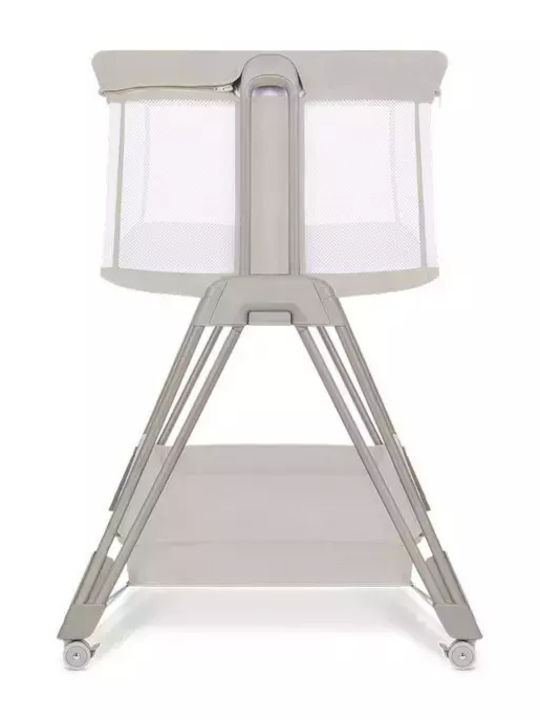 Lionelo Cradle Luna with Mattress and Wheels Beige Sand