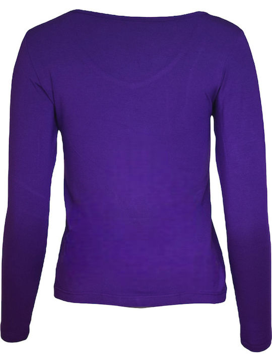 Women's Long Sleeve T-Shirt Purple