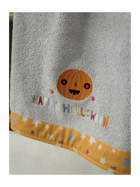 Nima Set de prosoape pentru copii 2pcs Happy Halloween Gri