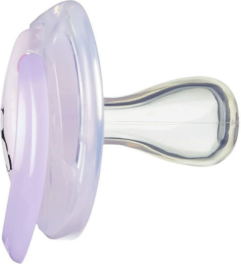 Tommee Tippee Anytime Soother Orthodontische Schnuller Silikon Alle - Lila für 0-6 Monate 2Stück
