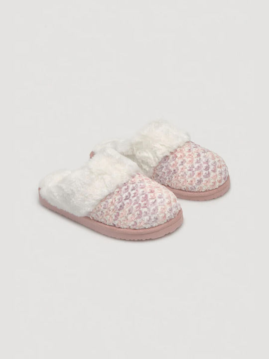 Ysabel Mora Women's Slipper with Fur In White Colour