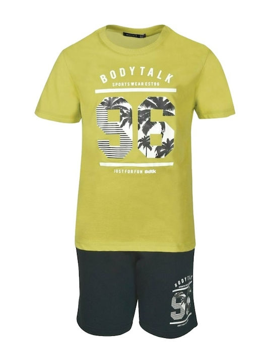 Kids' Set with Shorts Summer 2pcs Green Ginger