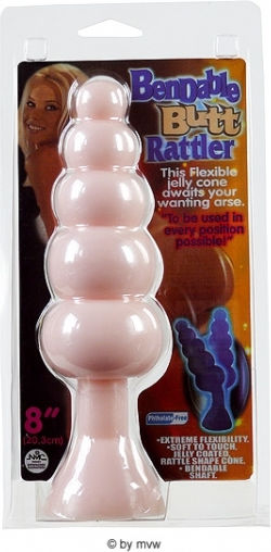 Nanma Bendable Small Tower Buttplug Πρωκτική Σφήνα Small Flesh 20cm