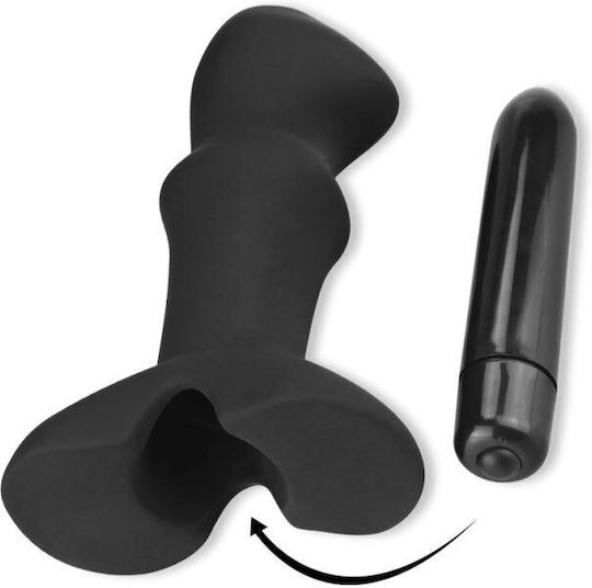 Lovetoy Anal Indulgence Collection Prostate Stud Πρωκτικός Δονητής Μαύρος