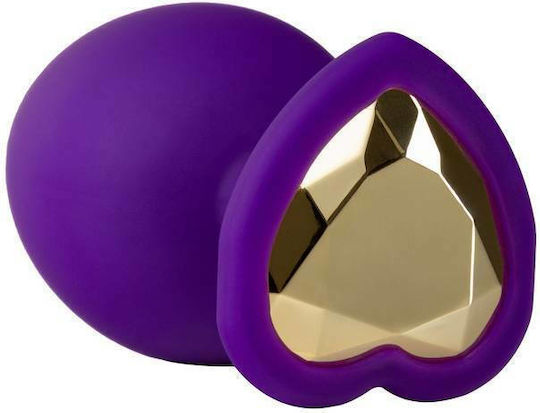 Temptasia Bling Plug Anal Plug Small Small Purple 7.5cm