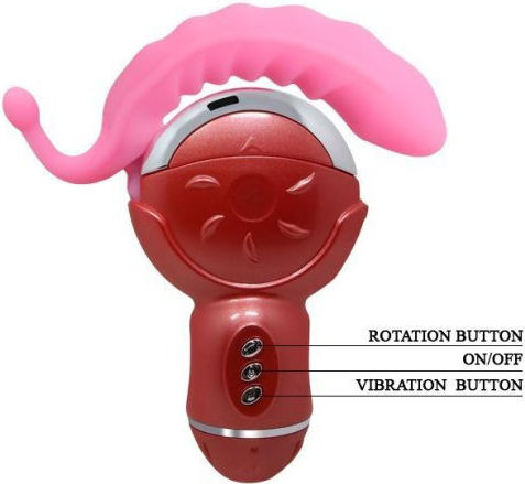 Baile Stimulator Rolling Fun II Πρωκτικός Δονητής Pink