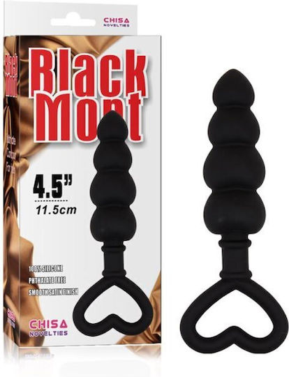 Chisa Novelties Black Mont Beaded Luv Probe Πρωκτική Σφήνα Black 11.5cm
