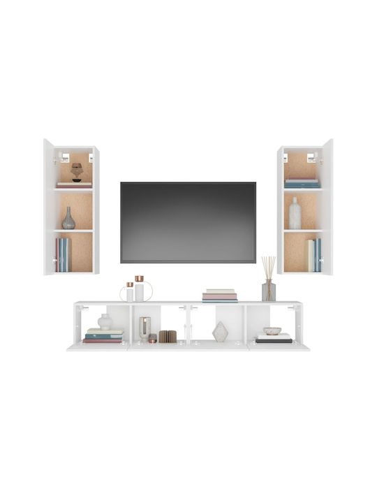 Living Room TV Unit White L80xW30xH30cm