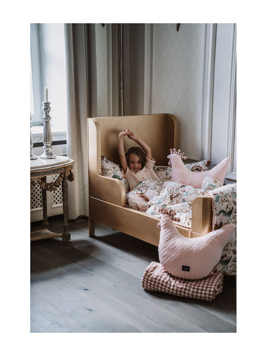 La Millou Blanket Cot Prince Velvet Light Blue 110x140cm