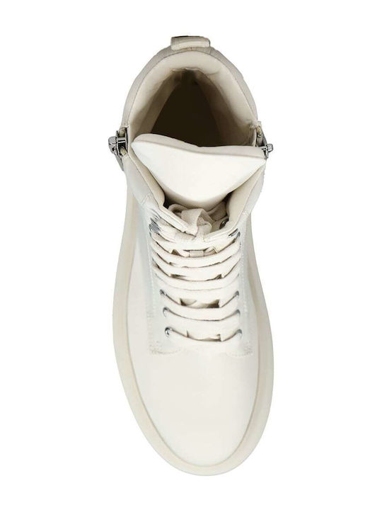 Aken Women's Ankle Boots White