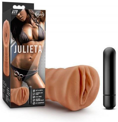 Blush M for Men Julieta Vibrating Masturbator Masturbator BL-73517 1buc