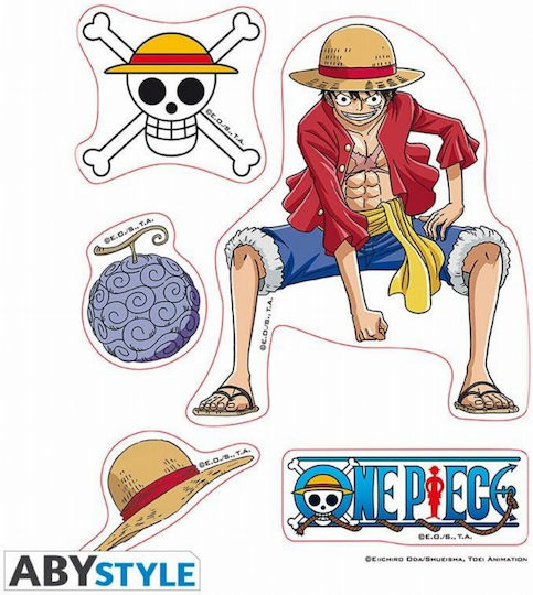 Abysse Kids Vinyl Wall Sticker Luffy & Law