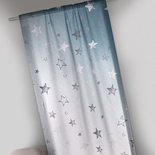 Guy Laroche Sky Curtain with Rod Pocket