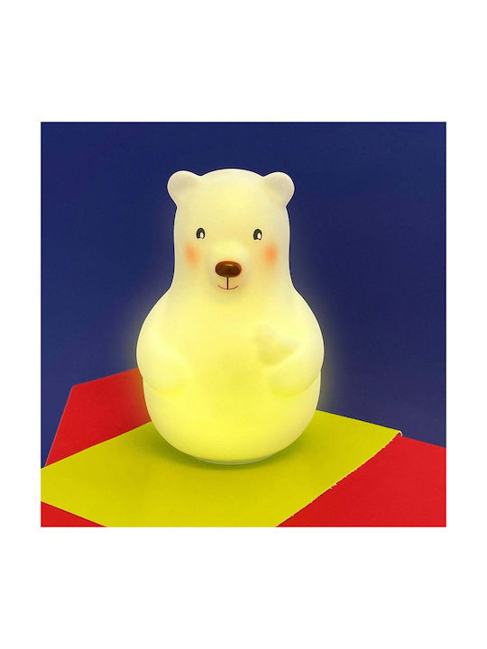 Pabobo Nursery Night Light LED Bear USB White Warm with Sensor