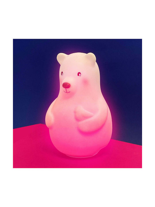 Pabobo Nursery Night Light LED Bear USB White Warm with Sensor