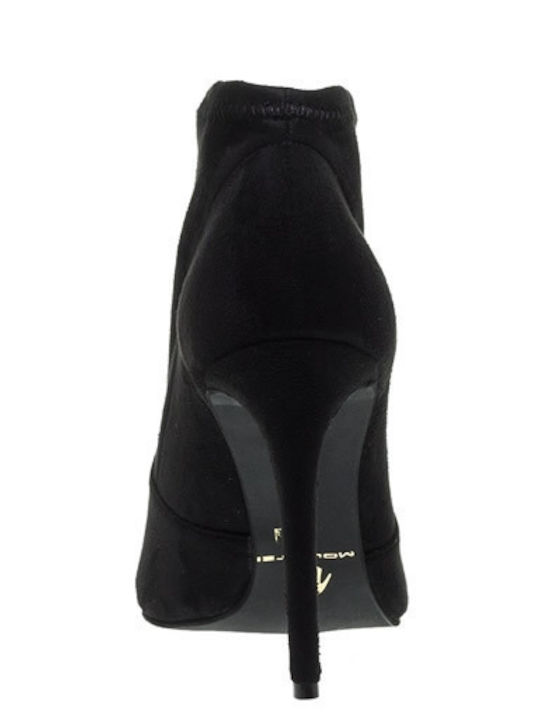 Wildleder Stiefeletten Damen Schwarz