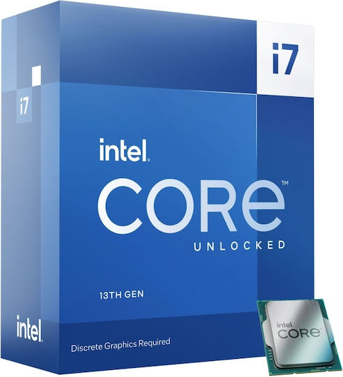 Intel Core i7-13700KF 2.5GHz Επεξεργαστής 16 Πυρήνων για Socket 1700 σε Κουτί