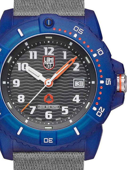 Luminox Tide Мъжки часовник с батерия и текстилна каишка Luminox Tide Мъжки часовник с батерия и текстилна каишка