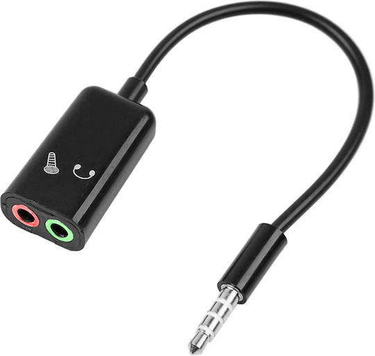 Powertech Μετατροπέας 3.5mm male σε 3.5mm 2x female 1τμχ CAB-J029