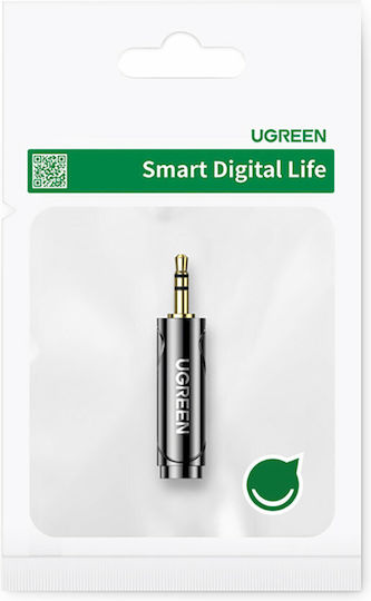 Ugreen Converter 3.5mm male to 6.3mm female Gray 1pcs 60711