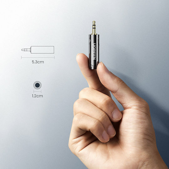 Ugreen Converter 3.5mm male to 6.3mm female Gray 1pcs 60711