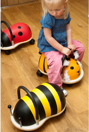 Wheelybug Mersul în Cărucior Pentru Bebeluși Animal Albina Mare Ride On Pentru 24+ Luni Multicolor