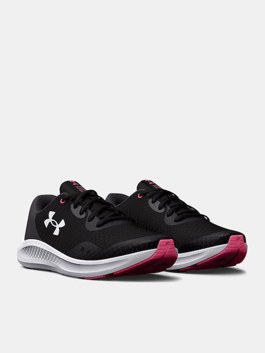 Pursuit 3 Gs Kids Sports Shoes Running with Laces Black