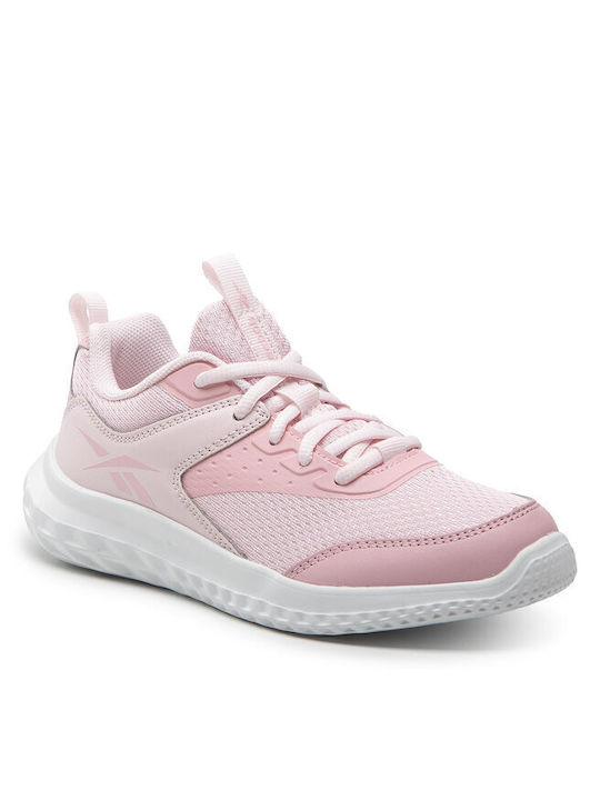 Reebok Rush Runner 4 Αθλητικά Παιδικά Παπούτσια Running με Κορδόνια Porcelain Pink / Pink Glow / Cloud White